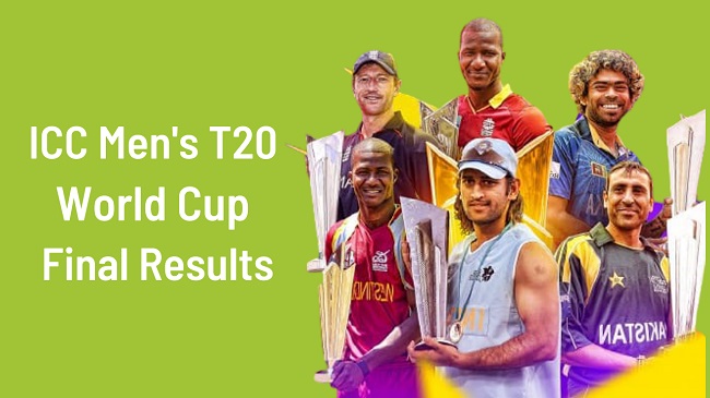 ICC Men’s T20 World Cup Winners List