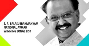 S. P. Balasubrahmanyam National Award Winning Songs list