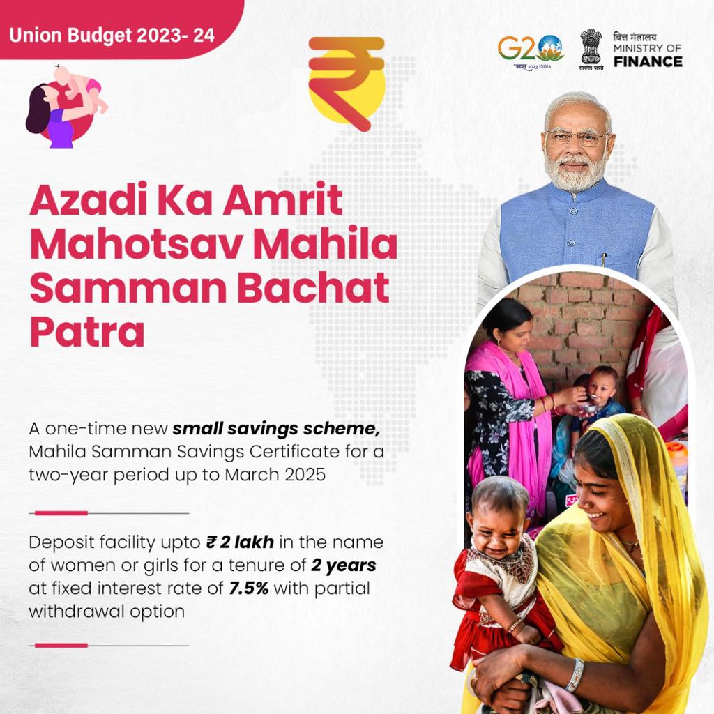 Mahila Samman Savings Certificate - mahila samman bachath patra