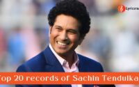 Top 20 records of Sachin Tendulkar