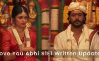 Love You Abhi S1E1 Written Update - Kannada Web Series