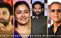 69th Filmfare Awards 2024 Winners List