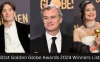 81st Golden Globe Awards 2024 Winners List