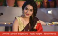 Urmila Kothare Biography | Age | Height | Relationship | Wiki